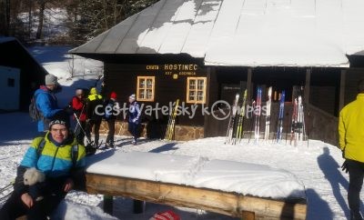 Skalka pri Kremnici – chata Hostinec, Kremnické vrchy (v zime aj na bežkách)